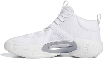 (Women) adidas Exhibit Select Mid 'White Silver Metallic' IE9332 (Women) adidas Exhibit Select Mid 'White Silver Metallic' IE9332