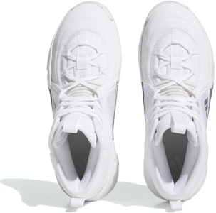 adidas Exhibit Select 減震防滑耐磨 低筒籃球鞋 女款 白灰 Shop adidas Exhibit Select 減震防滑耐磨 低筒籃球鞋 女款 白灰