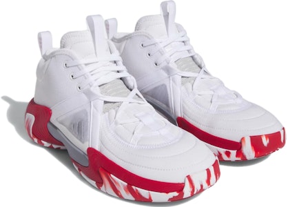 (W) adidas Exhibit Select Mid 'Putih Merah Tim Power' IE9327 Lookbook (W) adidas Exhibit Select Mid 'Putih Merah Tim Power' IE9327