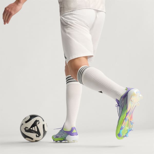 Purchase 阿迪达斯F50+ FG紫色足球鞋/白云色/明亮柠檬色 JS3211