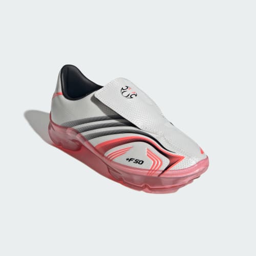 Shop (W) adidas F50 Adiframe 足球鞋 金屬銀/螢光橘/核心黑 KK0909