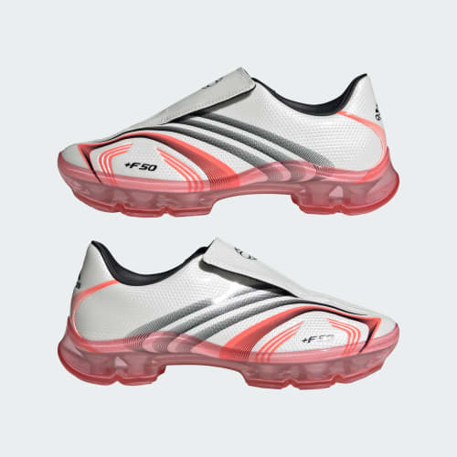 Sizing (W) adidas F50 Adiframe 足球鞋 金屬銀/螢光橘/核心黑 KK0909