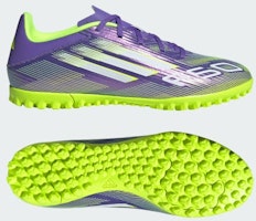 (Women) Adidas F50 Club Turf Soccer Shoes Purple Rush/Cloud White/Lucid Lemon JI0026 (Women) Adidas F50 Club Turf Soccer Shoes Purple Rush/Cloud White/Lucid Lemon JI0026