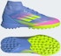 Buy (Women) Adidas F50 League Mid TF Soccer Shoes Blue Fusion/Lucid Lemon/Lucid Pink IH3865