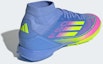 Details for (Women) Adidas F50 League Mid TF Soccer Shoes Blue Fusion/Lucid Lemon/Lucid Pink IH3865