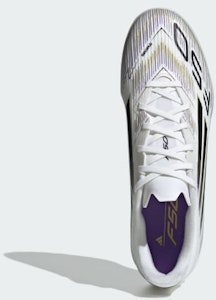 (Women) Adidas F50 League Turf Football Shoes Cloud White/Core Black/Gold Metallic JH7726 Lookbook (Women) Adidas F50 League Turf Football Shoes Cloud White/Core Black/Gold Metallic JH7726