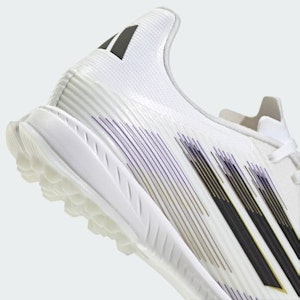 (Women) Adidas F50 League Turf Football Shoes Cloud White/Core Black/Gold Metallic JH7726 1