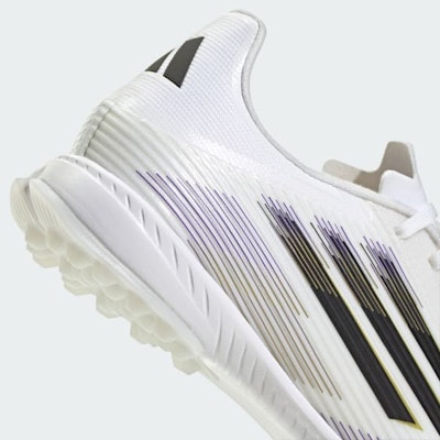 (Women) Adidas F50 League Turf Football Shoes Cloud White/Core Black/Gold Metallic JH7726 1