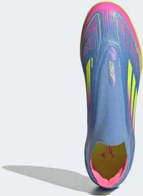 (W) Adidas F50 Pro Laceless TF Sepatu Bola Biru Fusion/Lemon/Lucid Pink JP7205 Lookbook (W) Adidas F50 Pro Laceless TF Sepatu Bola Biru Fusion/Lemon/Lucid Pink JP7205