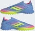 Cheap (W) Adidas F50 Pro Laceless TF Sepatu Bola Biru Fusion/Lemon/Lucid Pink JP7205