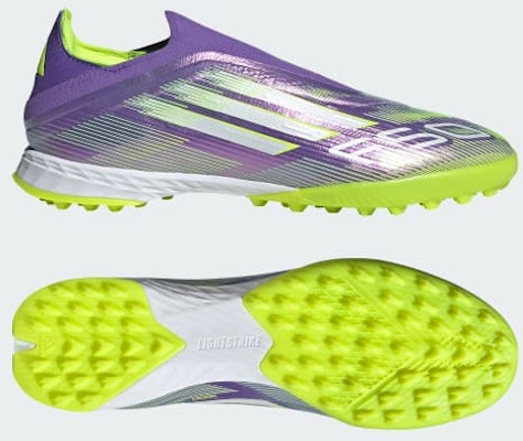 (W) Adidas F50 Pro Laceless Sepatu Bola Turf Ungu/Putih/Lemon JR9330 Buy (W) Adidas F50 Pro Laceless Sepatu Bola Turf Ungu/Putih/Lemon JR9330