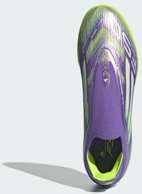 (W) Adidas F50 Pro Laceless Sepatu Bola Turf Ungu/Putih/Lemon JR9330 Lookbook (W) Adidas F50 Pro Laceless Sepatu Bola Turf Ungu/Putih/Lemon JR9330