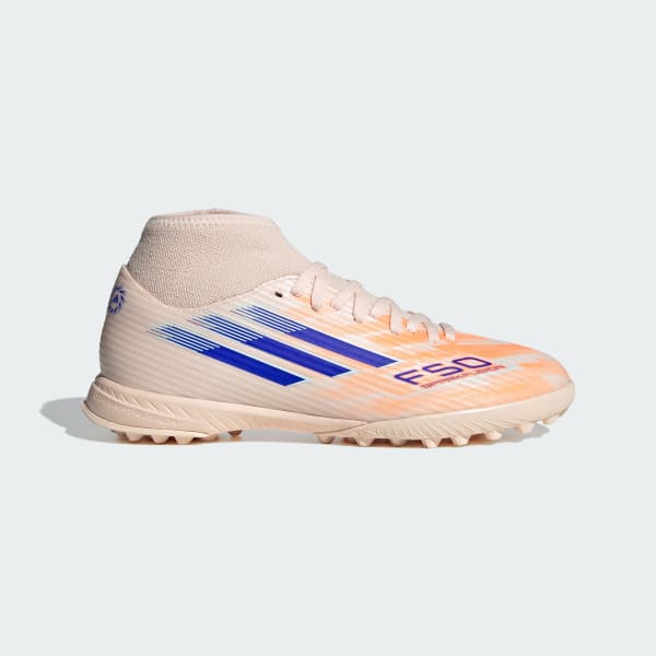 Order (W) Botas Adidas F50 Spark Fusion Club TF Naranja Bliss/Azul Lúcido/Casi Azul JR4523