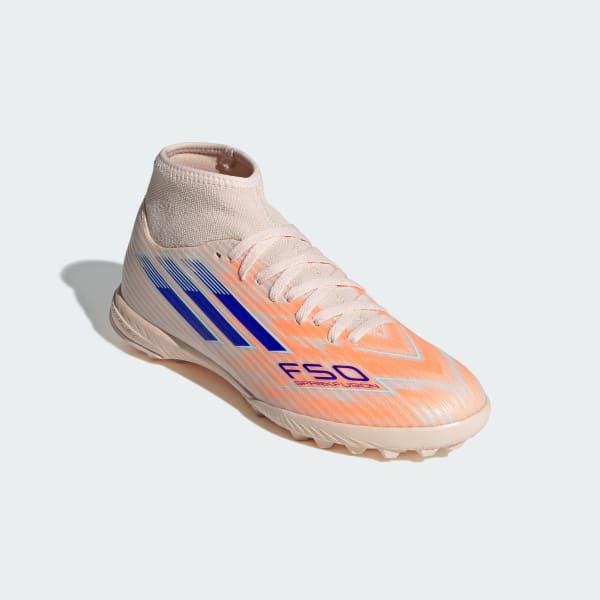 Purchase (W) Botas Adidas F50 Spark Fusion Club TF Naranja Bliss/Azul Lúcido/Casi Azul JR4523