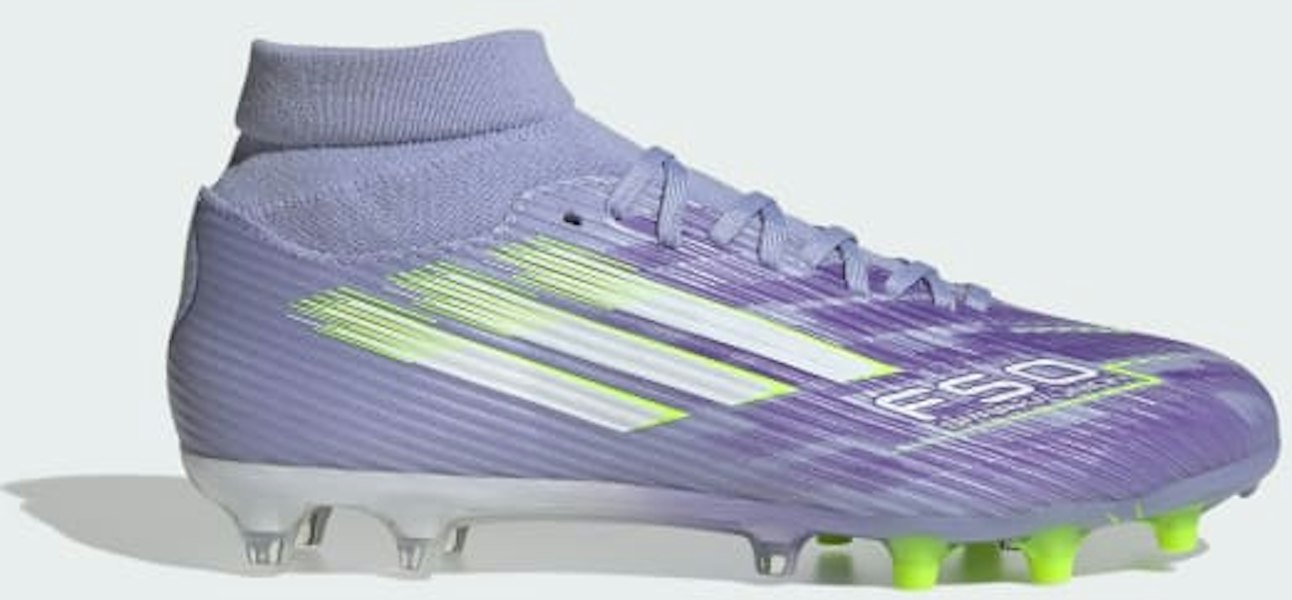 (Women) Adidas F50 Spark Fusion League FG/AG Soccer Cleats Violet Tone/Lucid Lemon/Purple Rush JI0012 Lookbook (Women) Adidas F50 Spark Fusion League FG/AG Soccer Cleats Violet Tone/Lucid Lemon/Purple Rush JI0012