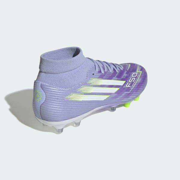 Details for (W) Adidas F50 Spark Fusion League FG/AG Sepatu Bola Ungu/Lemon/Lilac JI0012