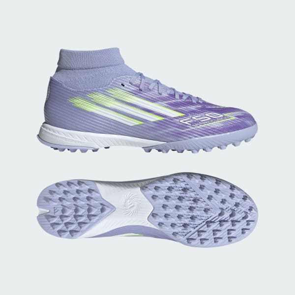 (Women) Adidas F50 Spark Fusion League TF Violet Tone/Lucid Lemon/Purple Rush JI0014