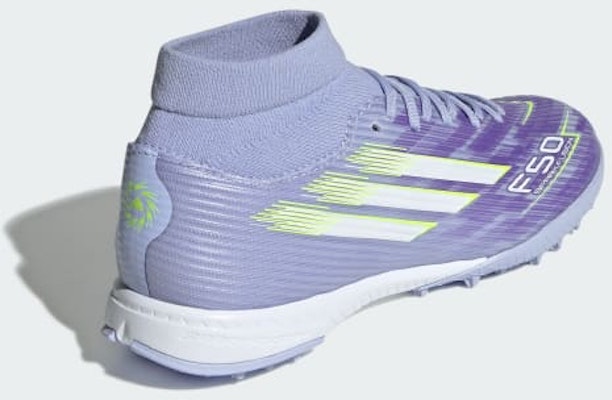 (W) 아디다스 F50 스파크 퓨전 리그 TF 바이올렛 톤/루시드 레몬/퍼플 러쉬 JI0014 Details for (W) 아디다스 F50 스파크 퓨전 리그 TF 바이올렛 톤/루시드 레몬/퍼플 러쉬 JI0014