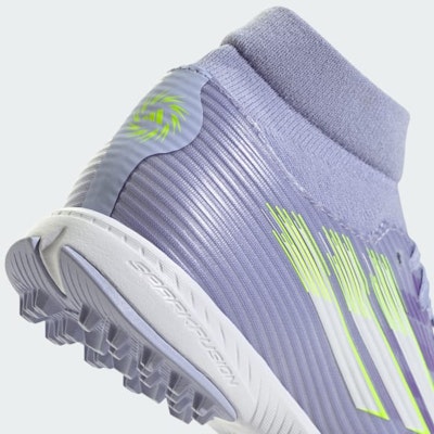 (W) 아디다스 F50 스파크 퓨전 리그 TF 바이올렛 톤/루시드 레몬/퍼플 러쉬 JI0014 2