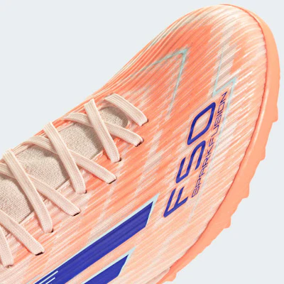 (W) Adidas F50 Spark Fusion League 人造草地足球鞋 橘/藍/光橘 JI0015 2