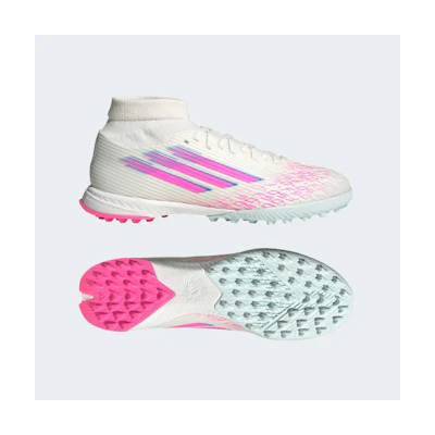 (W) Adidas F50 Spark Fusion League Turf Soccer Boots Cloud White/Lucid Pink/Cloud White