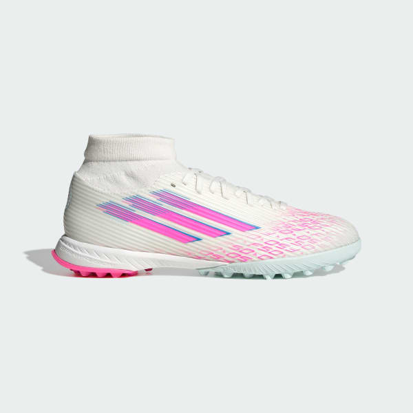 Order (W) 아디다스 F50 스파크 퓨전 리그 터프 축구화 클라우드 화이트/루시드 핑크/클라우드 화이트 JR6926