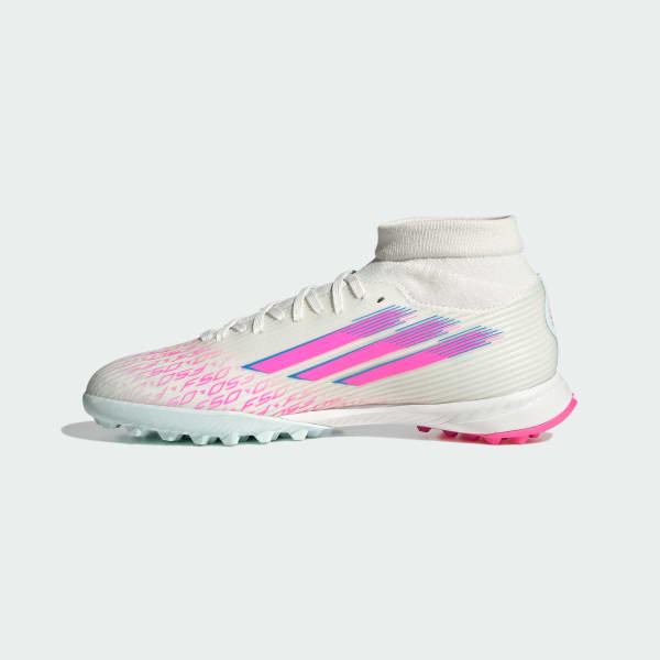 Cheap (W) Adidas F50 Spark Fusion League Scarpe Calcio Turf Bianche/Rosa Lucido/Bianche JR6926
