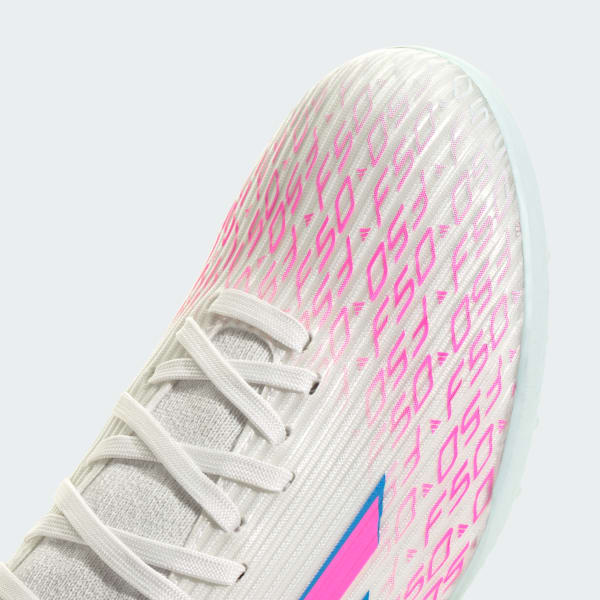 Cheap (W) 아디다스 F50 스파크 퓨전 리그 터프 축구화 클라우드 화이트/루시드 핑크/클라우드 화이트 JR6926