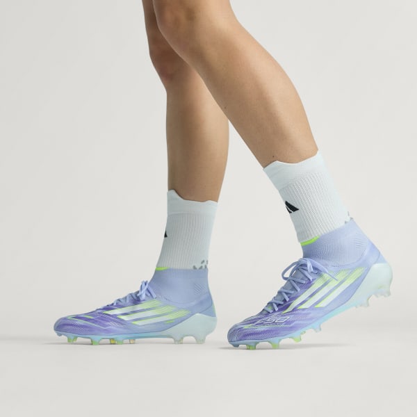 Order (W) Adidas F50 SparkFusion Elite 專業足球鞋 紫色/亮黃/紫羅蘭足球釘鞋 JH7648