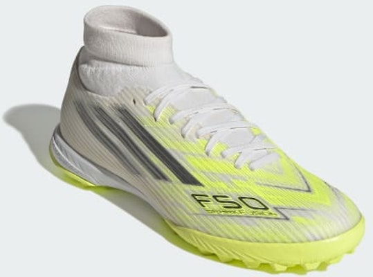 (W) Adidas F50 SPARKFUSION League Sepatu Sepakbola Putih/Metalik/Hi-Res Kuning. JR9004 Purchase (W) Adidas F50 SPARKFUSION League Sepatu Sepakbola Putih/Metalik/Hi-Res Kuning. JR9004