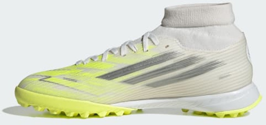 (W) Adidas F50 SPARKFUSION League Sepatu Sepakbola Putih/Metalik/Hi-Res Kuning. JR9004 Sizing (W) Adidas F50 SPARKFUSION League Sepatu Sepakbola Putih/Metalik/Hi-Res Kuning. JR9004