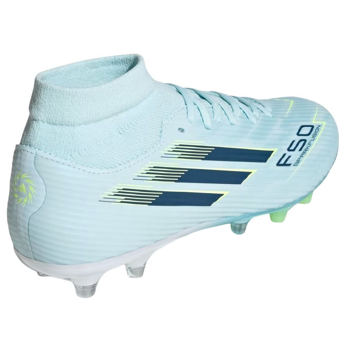 Purchase (W) adidas F50 Sparkfusion League FG/AG ''Hellblau Dunkelpetrol Hi-Res Gelb'' JR8998