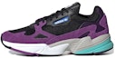 Buy adidas originals Falcon 防滑耐磨透氣 低筒 老爸鞋 女款 紫黑白