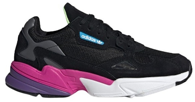 (Women) adidas Falcon 'Black Shock Pink' CG6219 Order (Women) adidas Falcon 'Black Shock Pink' CG6219