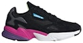 Order (W) adidas Falcon 'Hitam Kejutan Merah Jambu' CG6219