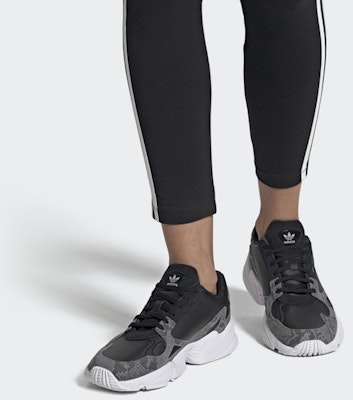 (W) adidas Falcon 'Kulit Ular Hitam' FV4483 Details for (W) adidas Falcon 'Kulit Ular Hitam' FV4483