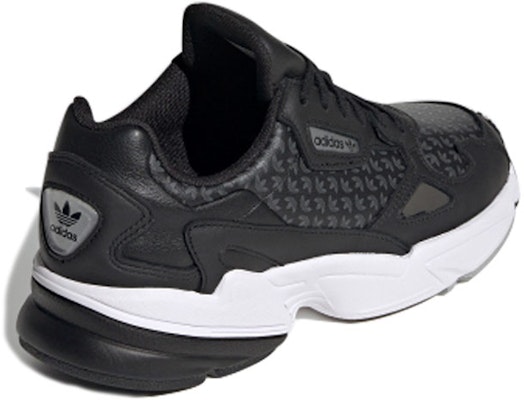 (W) adidas Falcon 'Hitam Putih Perak' FV9033 Lookbook (W) adidas Falcon 'Hitam Putih Perak' FV9033