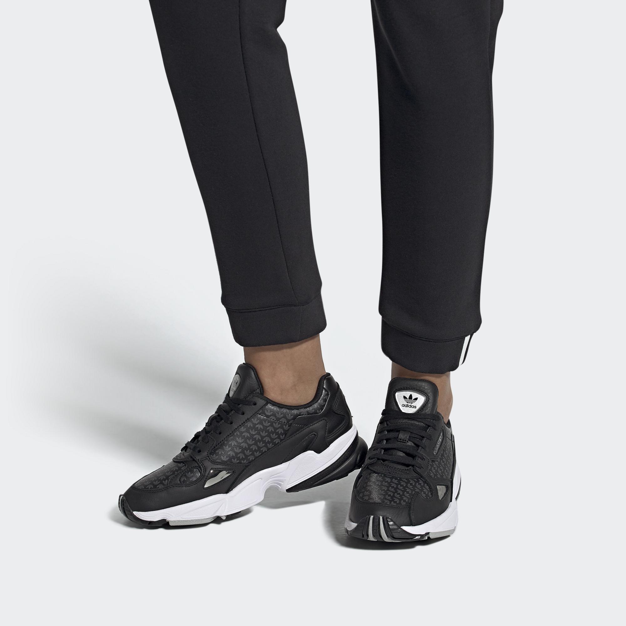 Details for (W) adidas Falcon 'Hitam Putih Perak' FV9033