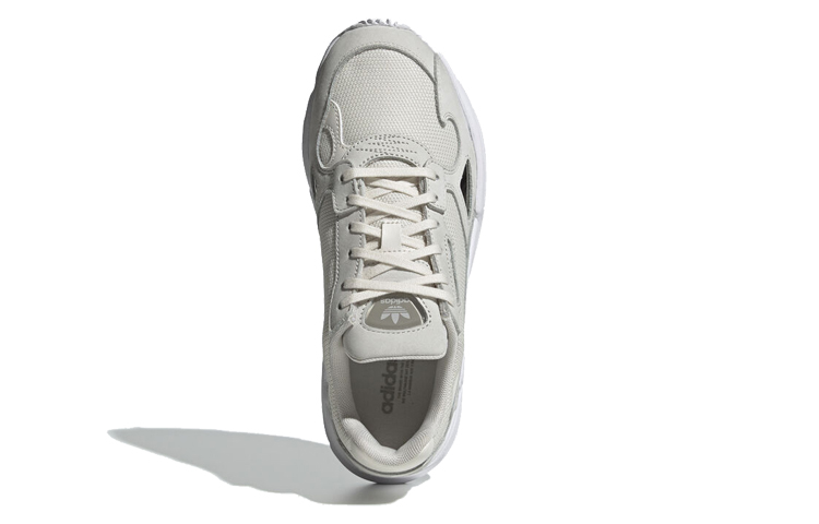 Lookbook adidas originals Falcon 潮流復古 低幫休閒老爹鞋 女款 灰色