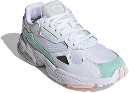(W) adidas Falcon 'Putih Awan Mint' FX7195 Lookbook (W) adidas Falcon 'Putih Awan Mint' FX7195