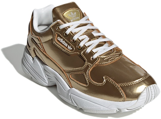 (Women) adidas Falcon 'Gold Metallic' FV4318 Lookbook (Women) adidas Falcon 'Gold Metallic' FV4318