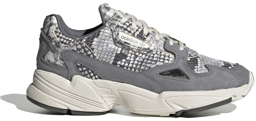 adidas originals Falcon 復古搭配 減震防滑 低筒 爸爸鞋 男女通用 蛇紋 Buy adidas originals Falcon 復古搭配 減震防滑 低筒 爸爸鞋 男女通用 蛇紋