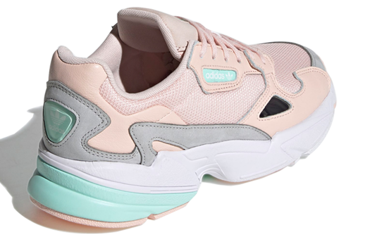 Shop (W) adidas Falcon 'Rosa Hielo Gris' FX7196