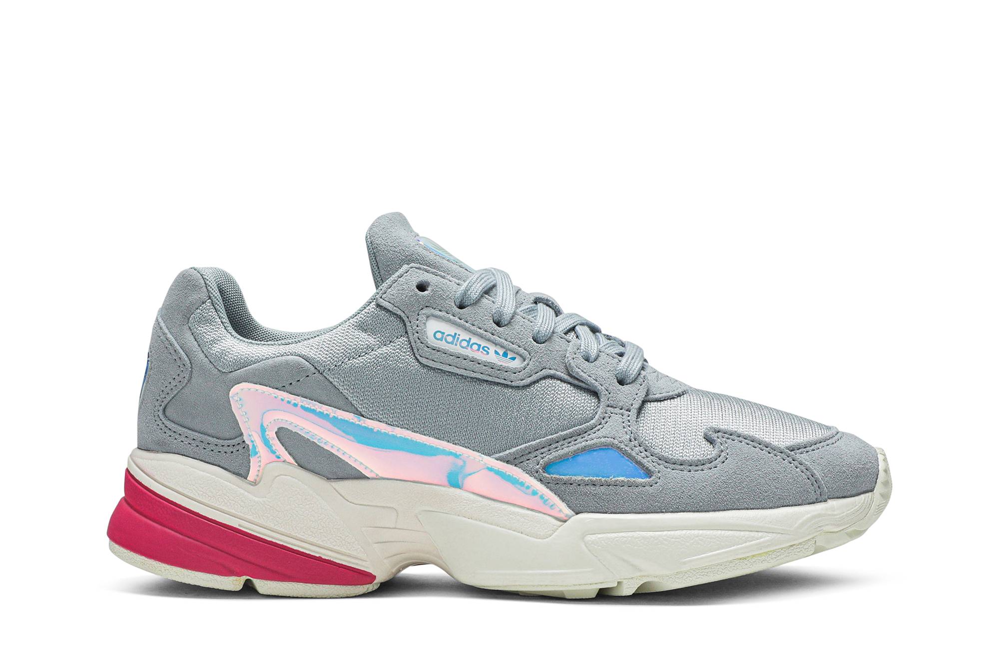 (Women) adidas Falcon 'Light Grey Real Magenta' EG2676