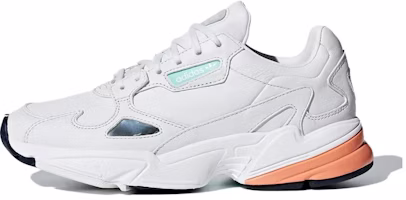 (Women) adidas Falcon 'White Orange' B37845 (Women) adidas Falcon 'White Orange' B37845