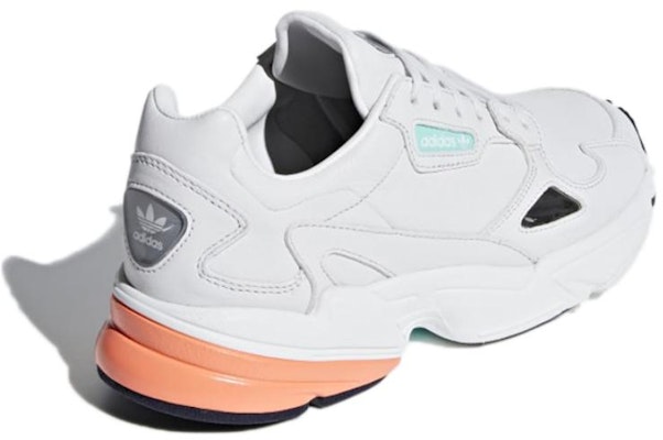adidas originals Falcon 女款 白橘 Shop adidas originals Falcon 女款 白橘