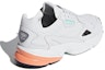 Shop adidas originals Falcon 女款 白橘