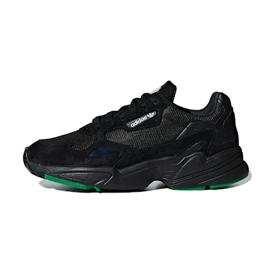 (W) adidas Falcon Core Black Green