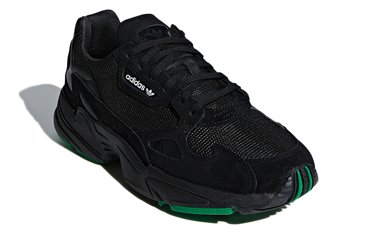 (W) adidas Falcon Core Black Green 圖 3