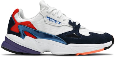 (Women) adidas Falcon Crystal White Collegiate Navy CG6246 (Women) adidas Falcon Crystal White Collegiate Navy CG6246